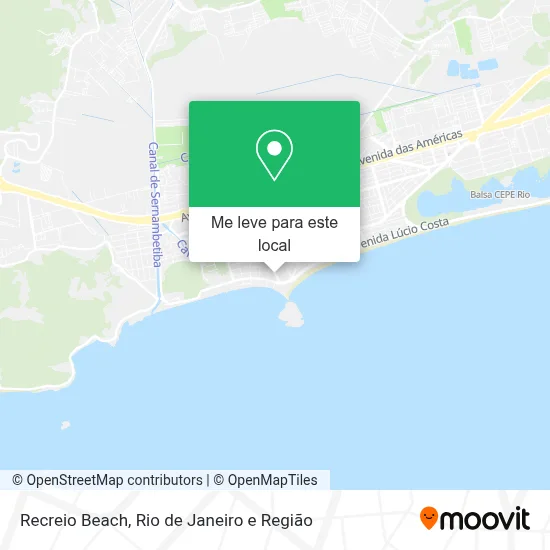 Recreio Beach mapa