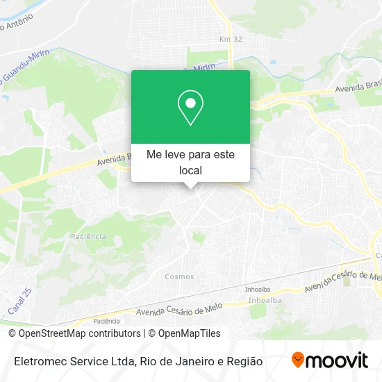 Eletromec Service Ltda mapa
