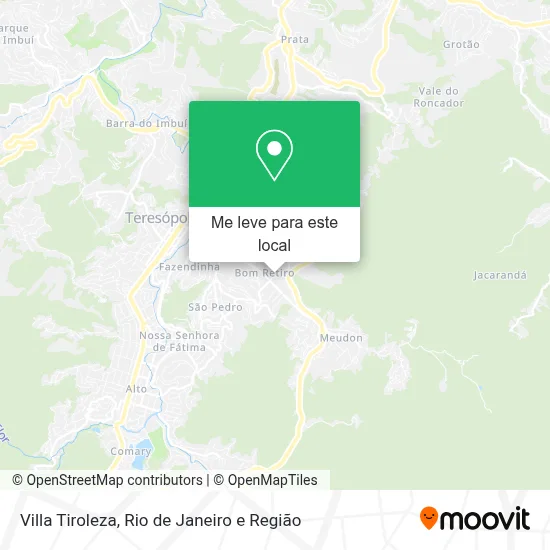 Villa Tiroleza mapa