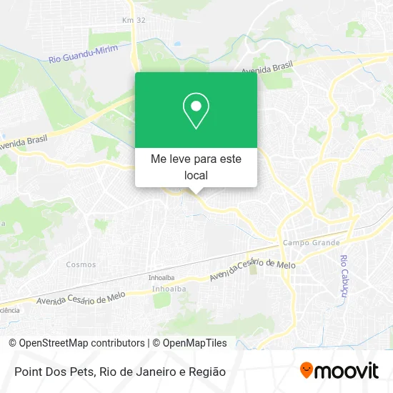 Point Dos Pets mapa
