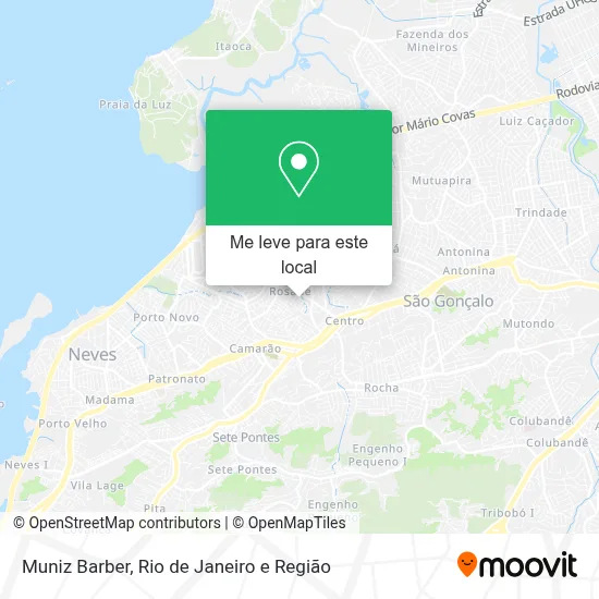 Muniz Barber mapa