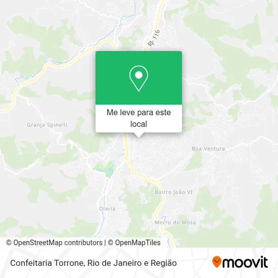 Confeitaria Torrone mapa