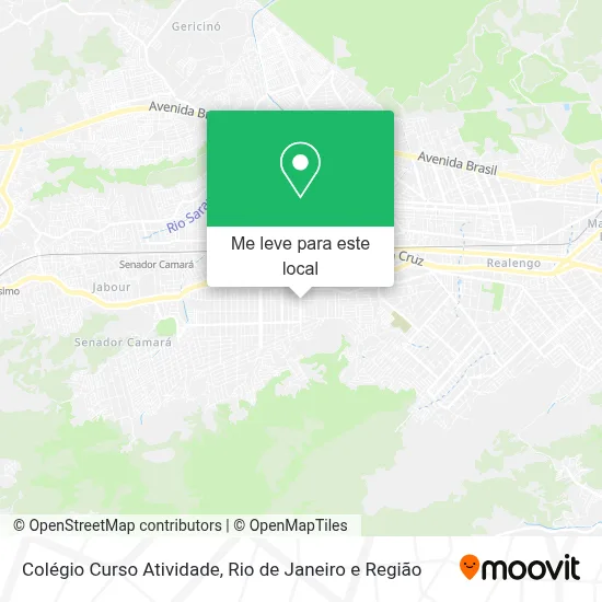 Colégio Curso Atividade mapa