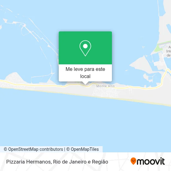 Pizzaria Hermanos mapa