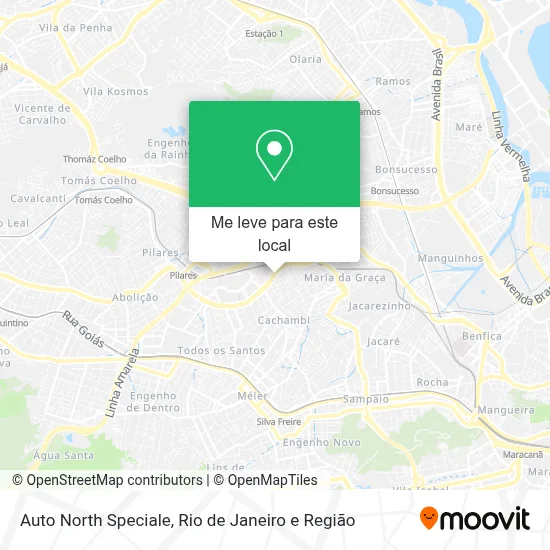 Auto North Speciale mapa