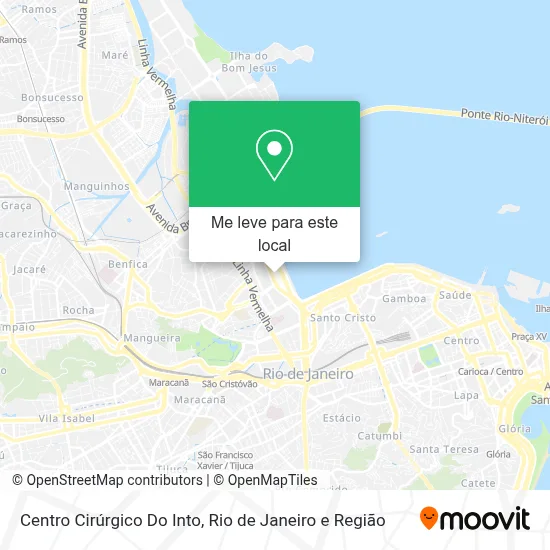 Centro Cirúrgico Do Into mapa