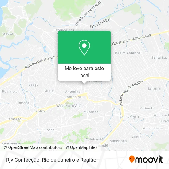 Rjv Confecção mapa