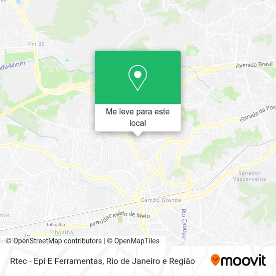 Rtec - Epi E Ferramentas mapa