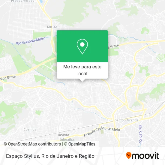 Espaço Styllus mapa