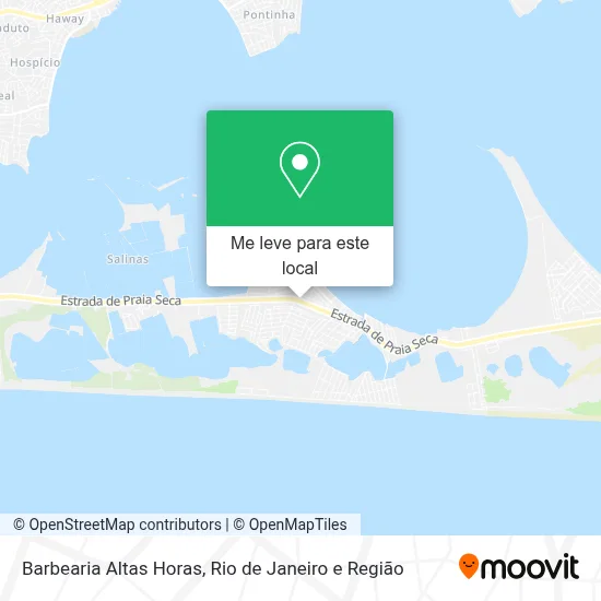 Barbearia Altas Horas mapa