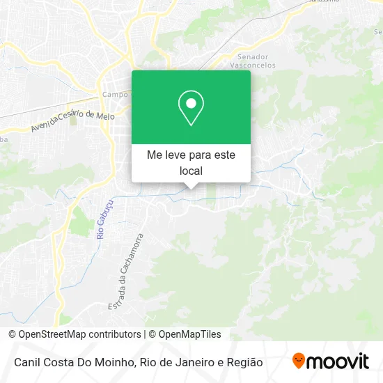 Canil Costa Do Moinho mapa