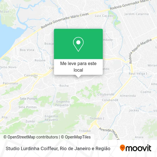 Studio Lurdinha Coiffeur mapa
