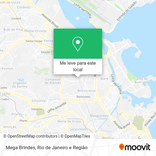 Mega Brindes mapa