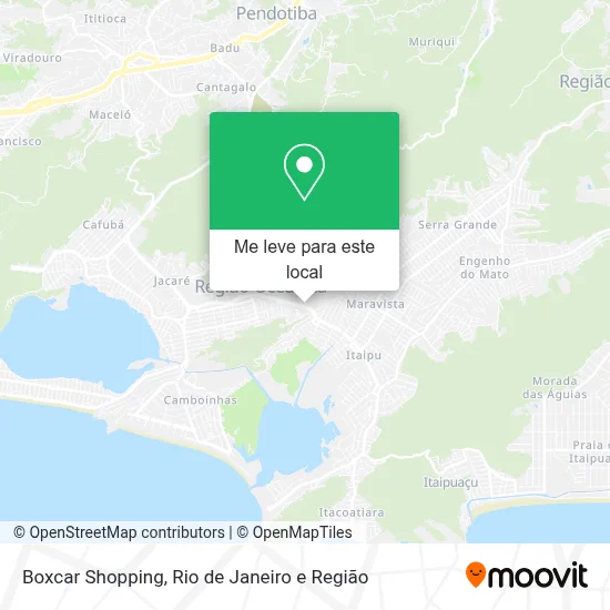 Boxcar Shopping mapa