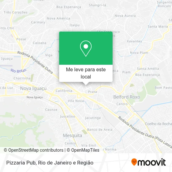 Pizzaria Pub mapa