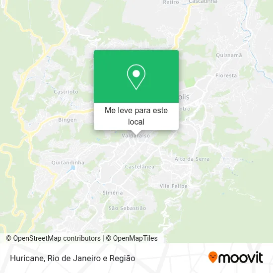 Huricane mapa