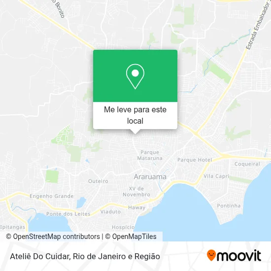 Ateliê Do Cuidar mapa