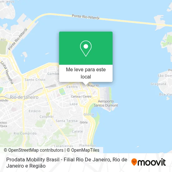 Prodata Mobility Brasil - Filial Rio De Janeiro mapa