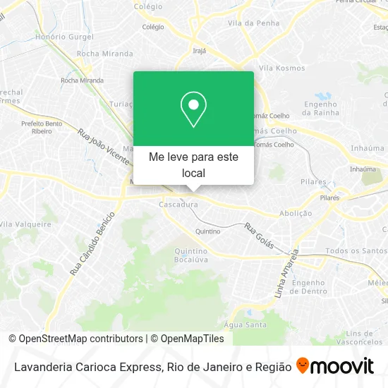 Lavanderia Carioca Express mapa