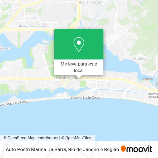 Auto Posto Marina Da Barra mapa