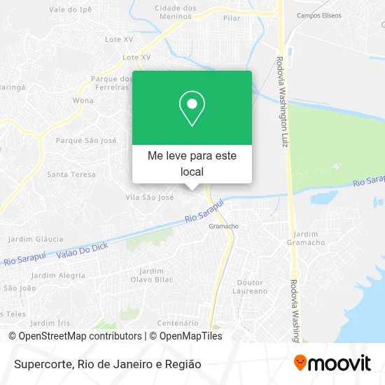Supercorte mapa