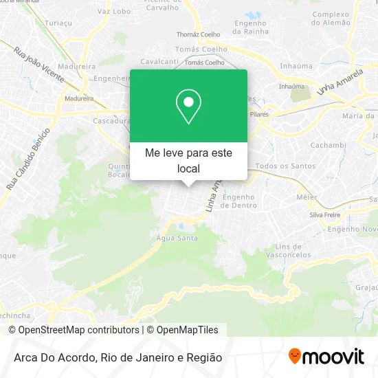 Arca Do Acordo mapa