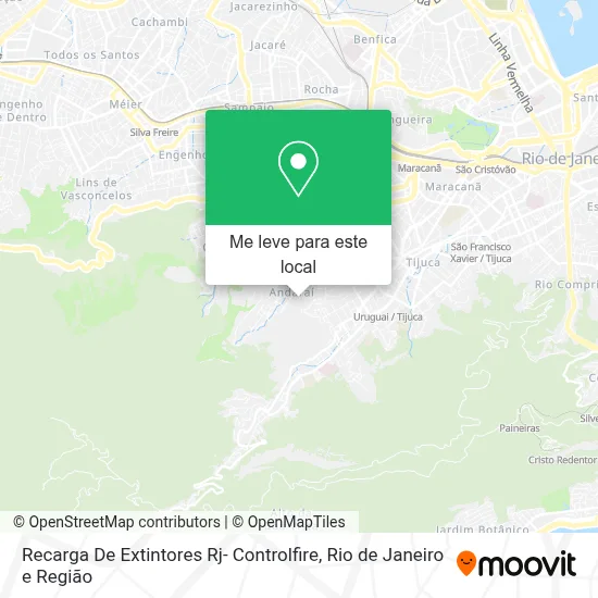 Recarga De Extintores Rj- Controlfire mapa