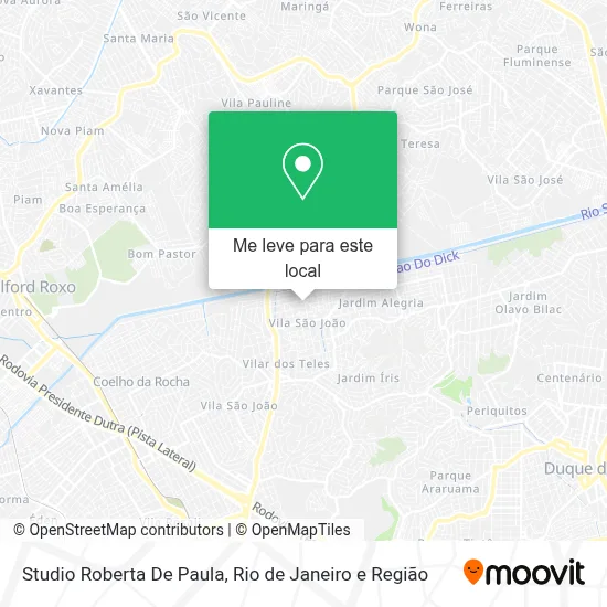 Studio Roberta De Paula mapa