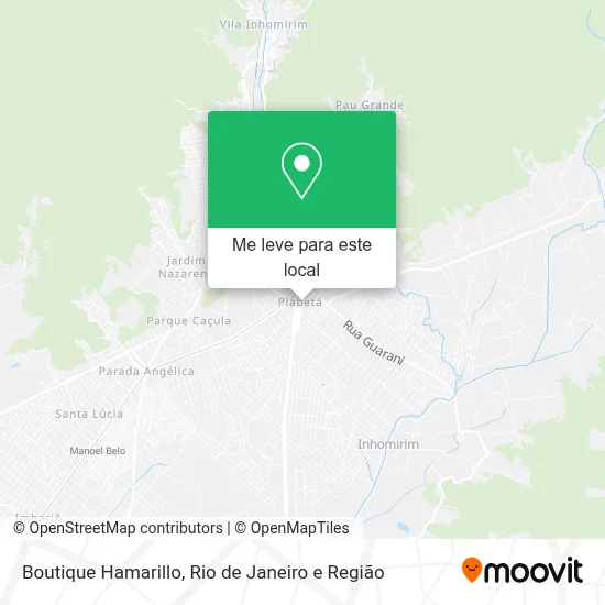 Boutique Hamarillo mapa