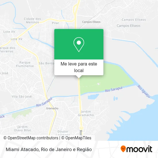 Miami Atacado mapa