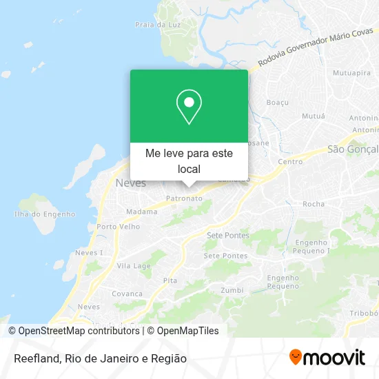 Reefland mapa