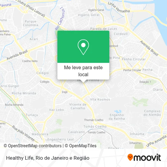 Healthy Life mapa