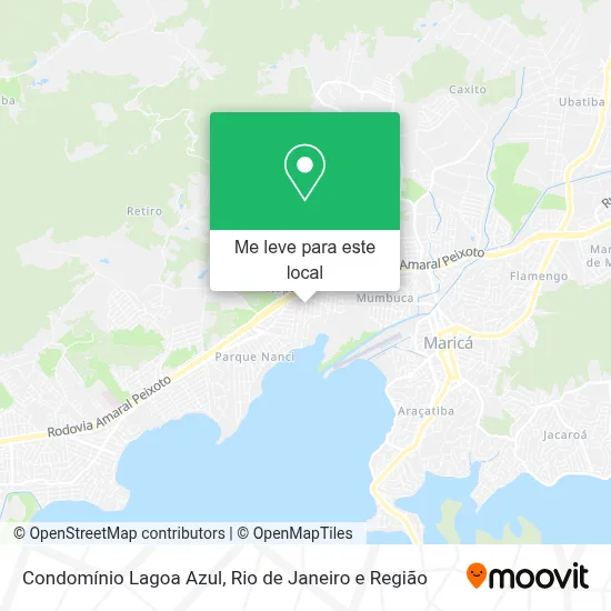 Condomínio Lagoa Azul mapa