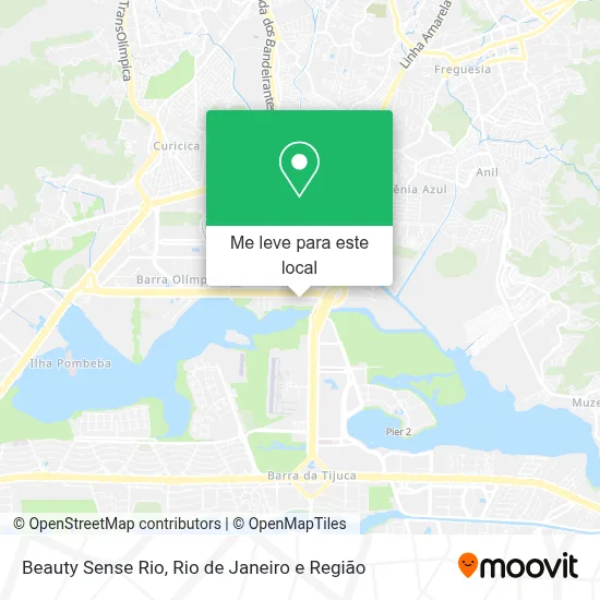 Beauty Sense Rio mapa
