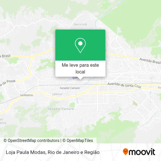 Loja Paula Modas mapa
