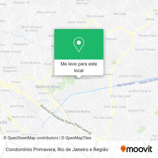 Condomínio Primavera mapa