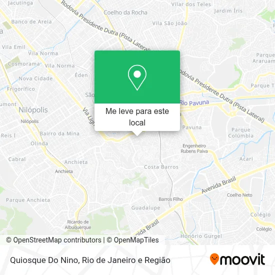 Quiosque Do Nino mapa