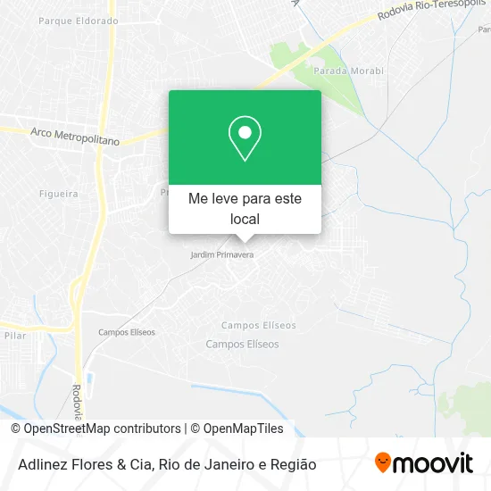 Adlinez Flores & Cia mapa