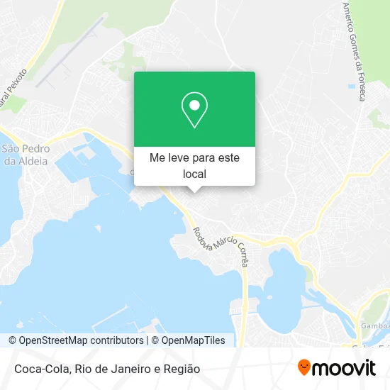 Coca-Cola mapa