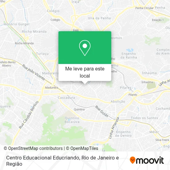 Centro Educacional Educriando mapa