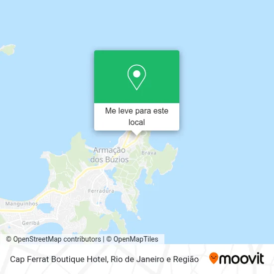 Cap Ferrat Boutique Hotel mapa