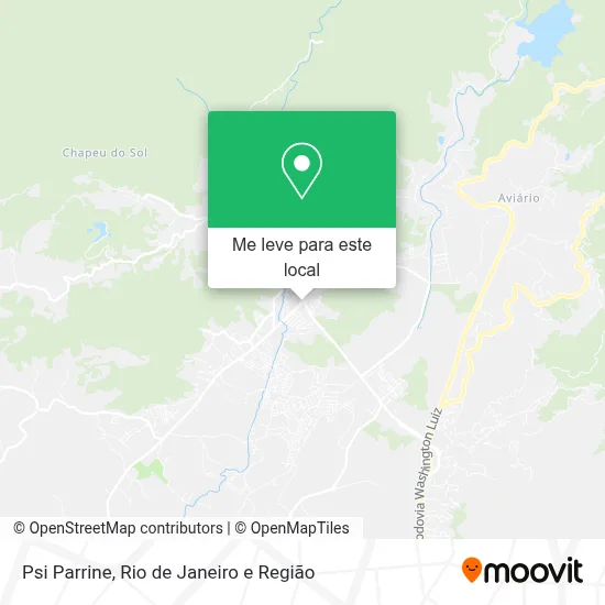Psi Parrine mapa