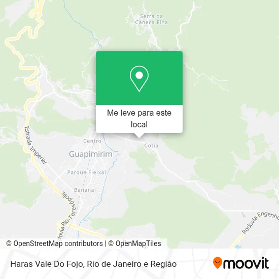 Haras Vale Do Fojo mapa