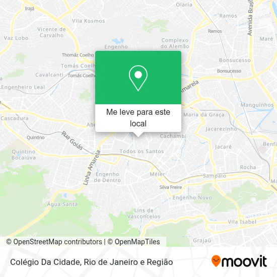 Colégio Da Cidade mapa