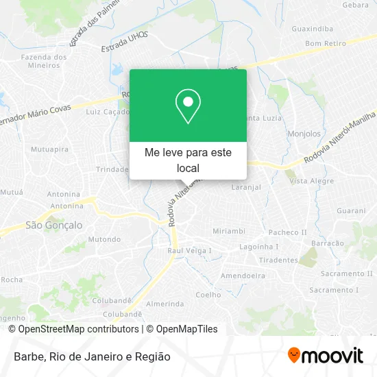 Barbe mapa