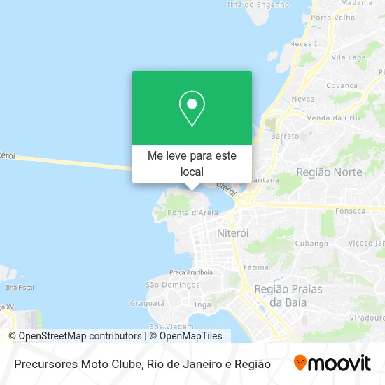 Precursores Moto Clube mapa