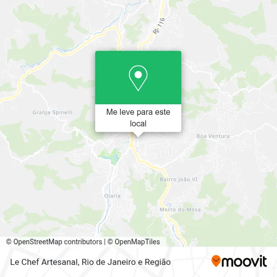 Le Chef Artesanal mapa