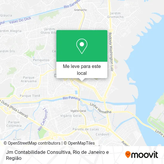 Jm Contabilidade Consultiva mapa