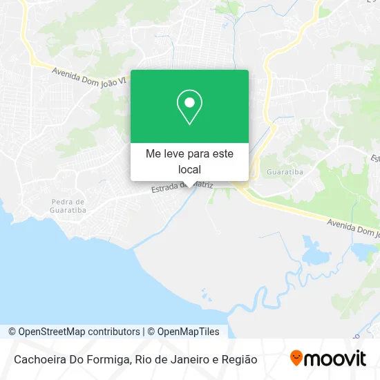 Cachoeira Do Formiga mapa