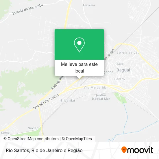 Rio Santos mapa